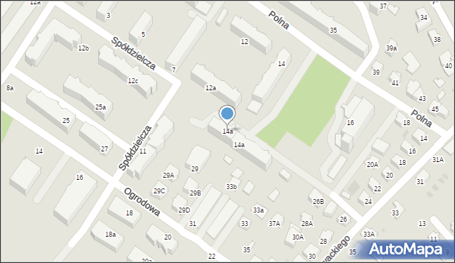 Ciechocinek, Spółdzielcza, 14a, mapa Ciechocinek