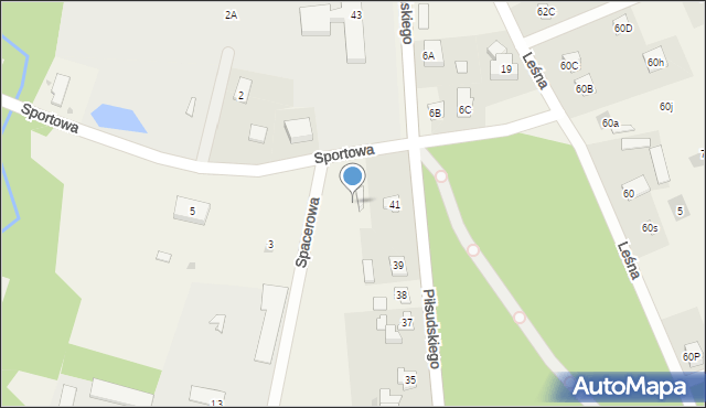 Cieksyn, Sportowa, 1, mapa Cieksyn