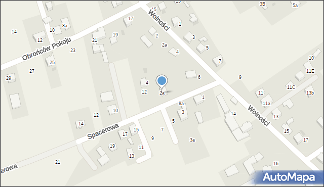 Ćwiklice, Spacerowa, 2a, mapa Ćwiklice