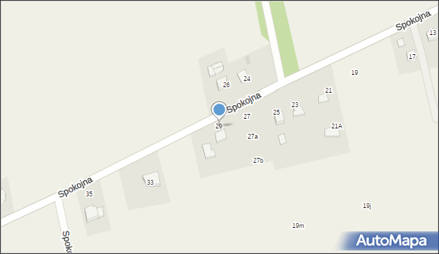 Ćwiklice, Spokojna, 29, mapa Ćwiklice