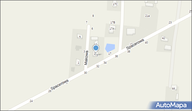 Cybulice Małe, Spacerowa, 15, mapa Cybulice Małe