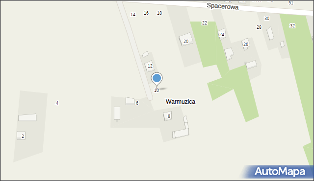 Cynków, Spacerowa, 10, mapa Cynków