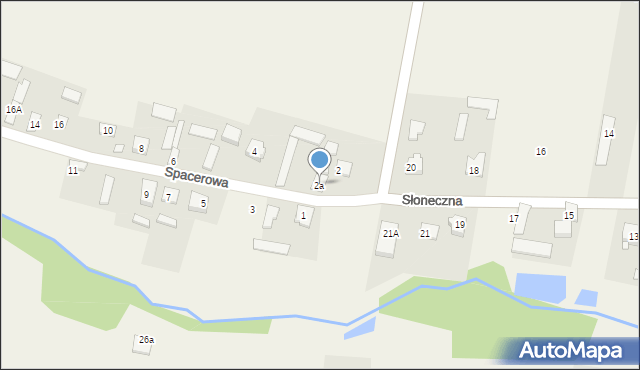 Czaplinek, Spacerowa, 2a, mapa Czaplinek