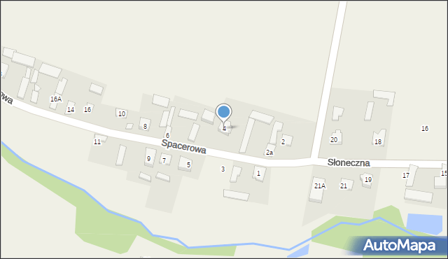 Czaplinek, Spacerowa, 4, mapa Czaplinek