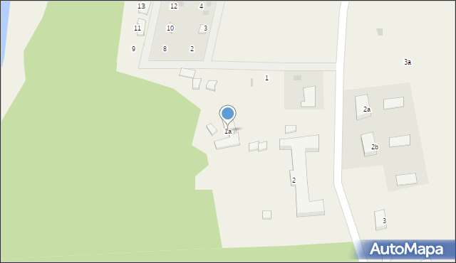 Czarnocin, Sportowa, 1a, mapa Czarnocin