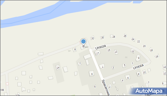 Czarnów, Spacerowa, 9, mapa Czarnów