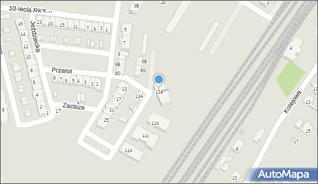 Czempiń, Spółdzielców, 11a, mapa Czempiń