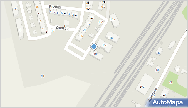 Czempiń, Spółdzielców, 11d, mapa Czempiń