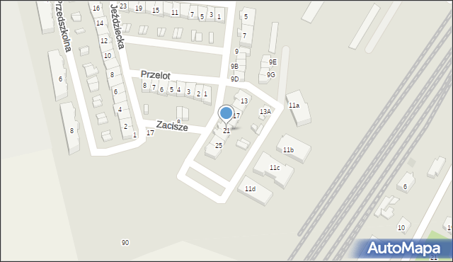 Czempiń, Spółdzielców, 21, mapa Czempiń