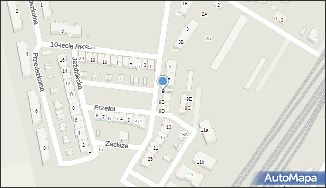 Czempiń, Spółdzielców, 9A, mapa Czempiń