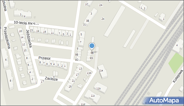 Czempiń, Spółdzielców, 9E, mapa Czempiń