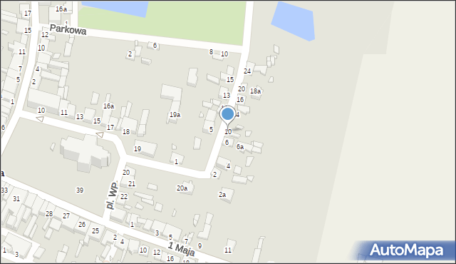 Dobra, Sperczyńskiego Ludwika, ks., 10, mapa Dobra