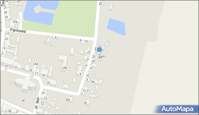 Dobra, Sperczyńskiego Ludwika, ks., 18a, mapa Dobra