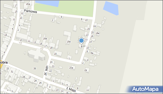 Dobra, Sperczyńskiego Ludwika, ks., 7, mapa Dobra
