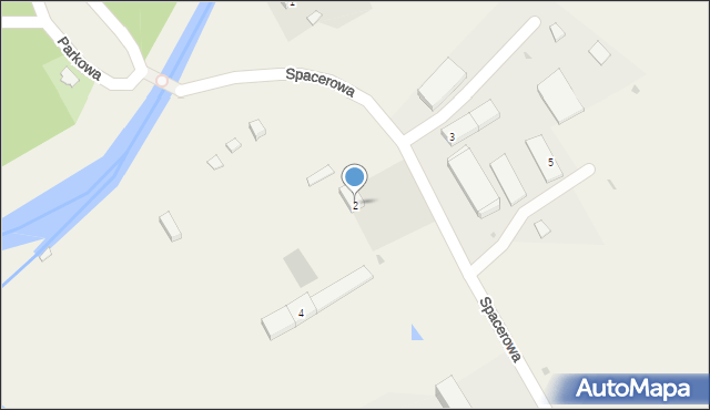 Dobromierz, Spacerowa, 2, mapa Dobromierz