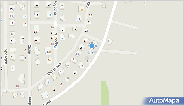 Dobrzany, Spacerowa, 16, mapa Dobrzany