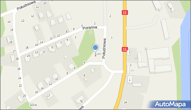 Dobrzyca, Spacerowa, 2, mapa Dobrzyca