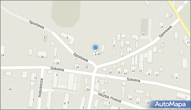 Dobrzyń nad Wisłą, Sportowa, 7, mapa Dobrzyń nad Wisłą