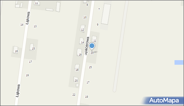 Dobrzyniewo Duże, Spacerowa, 13, mapa Dobrzyniewo Duże