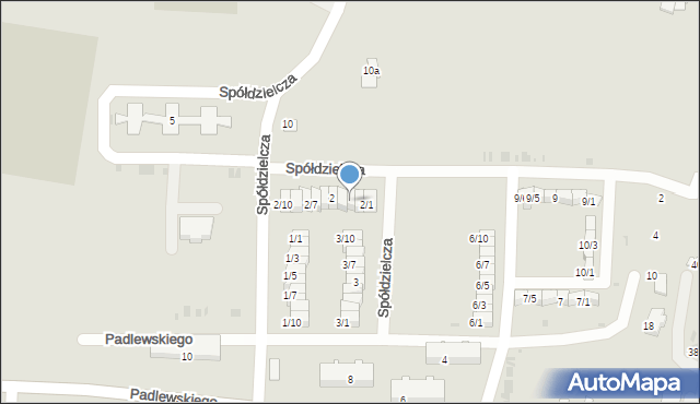 Drobin, Spółdzielcza, 2/3, mapa Drobin