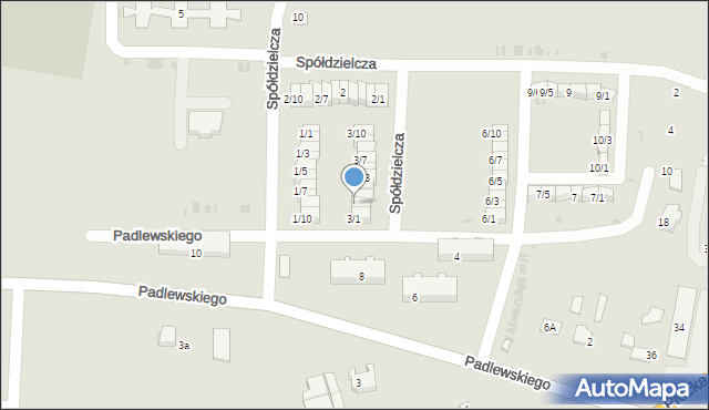 Drobin, Spółdzielcza, 3/3, mapa Drobin