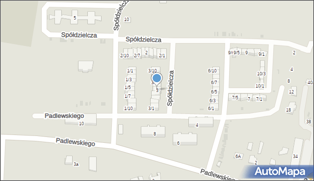 Drobin, Spółdzielcza, 3, mapa Drobin