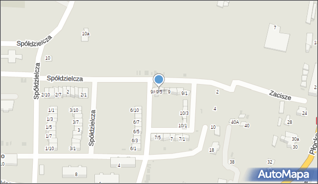 Drobin, Spółdzielcza, 9/5, mapa Drobin