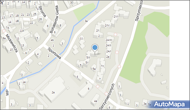 Duszniki-Zdrój, Sportowa, 5/IV, mapa Duszniki-Zdrój