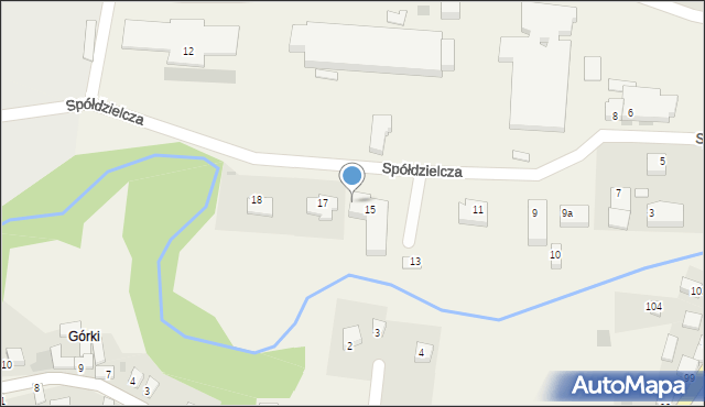 Dwikozy, Spółdzielcza, 15A, mapa Dwikozy
