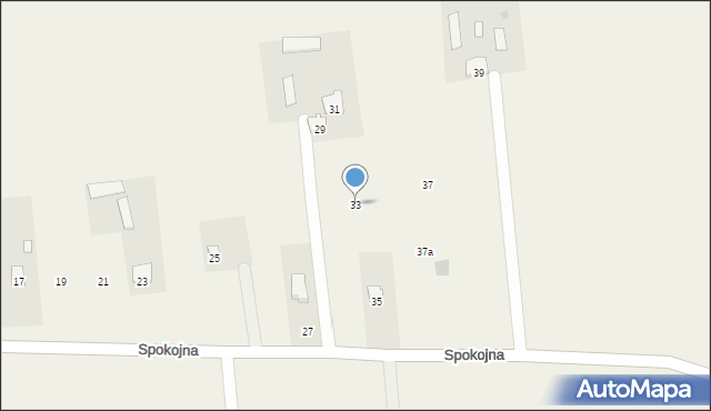 Dys, Spokojna, 33, mapa Dys