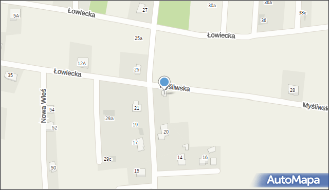 Frydek, Sportowa, 20a, mapa Frydek