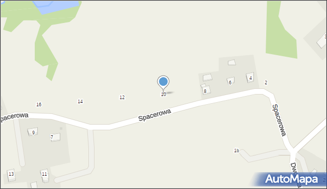 Frydrychowice, Spacerowa, 10, mapa Frydrychowice