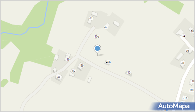 Frydrychowice, Spacerowa, 40c, mapa Frydrychowice