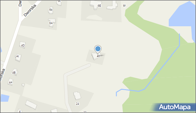 Gajewo, Spacerowa, 40, mapa Gajewo