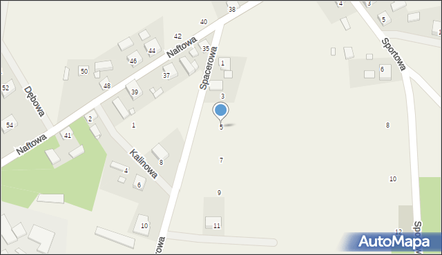 Garki, Spacerowa, 5, mapa Garki