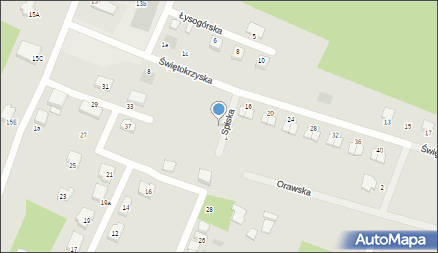 Gdynia, Spiska, 2, mapa Gdyni