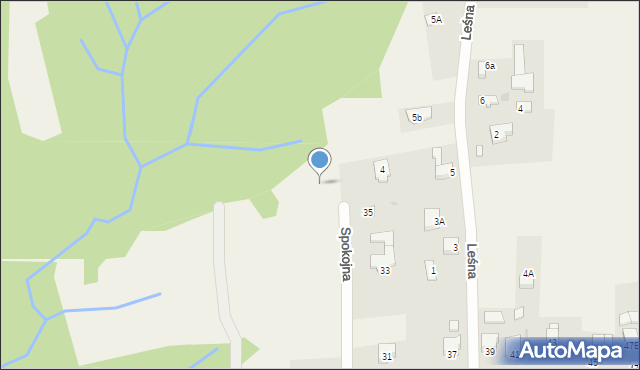 Gilowice, Spokojna, 7, mapa Gilowice