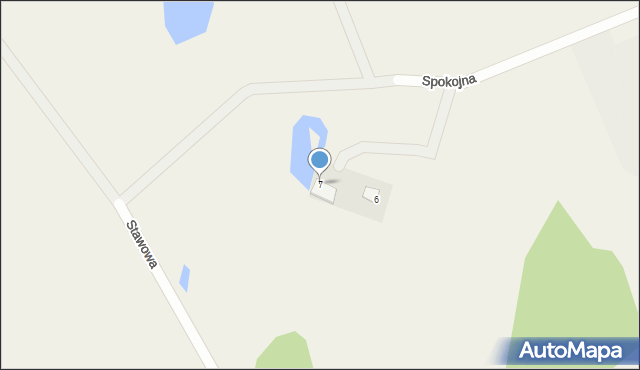 Gniszewo, Spokojna, 7, mapa Gniszewo