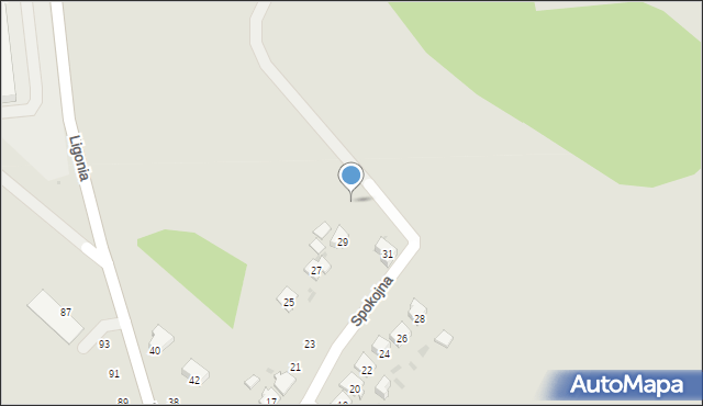 Gogolin, Spokojna, 33, mapa Gogolin