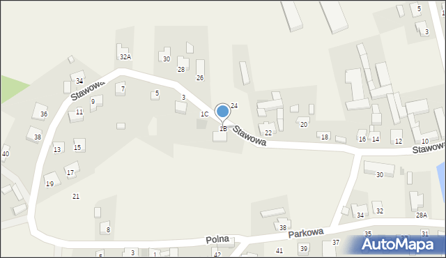 Gołanice, Spacerowa, 1B, mapa Gołanice