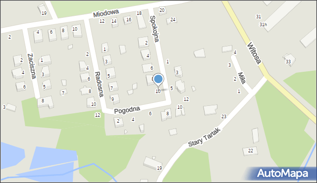 Golczewo, Spokojna, 10, mapa Golczewo