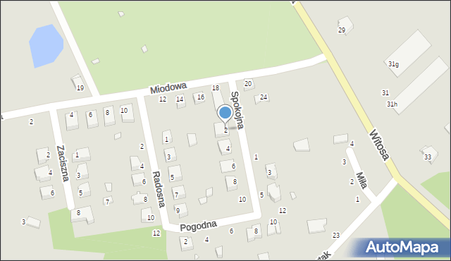 Golczewo, Spokojna, 2, mapa Golczewo