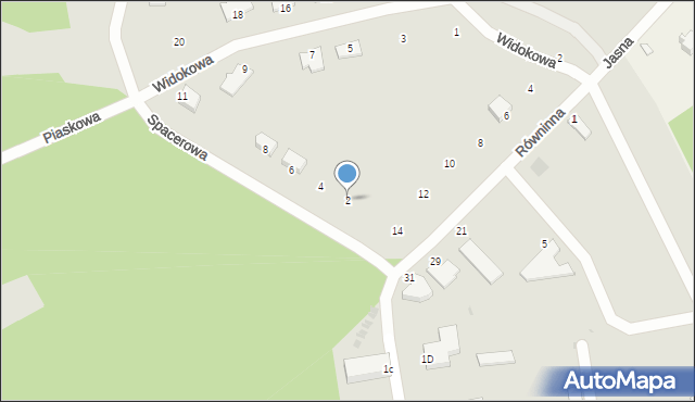 Golub-Dobrzyń, Spacerowa, 2, mapa Golub-Dobrzyń