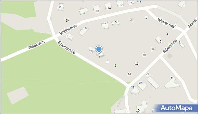 Golub-Dobrzyń, Spacerowa, 6, mapa Golub-Dobrzyń