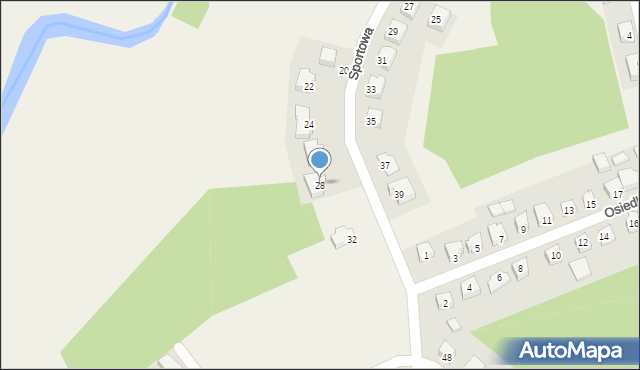 Goręczyno, Sportowa, 28, mapa Goręczyno