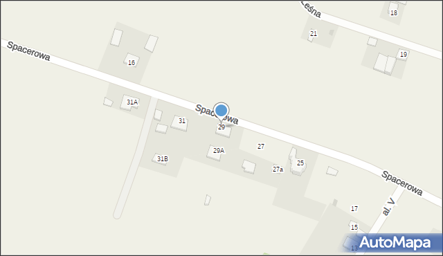 Górki-Izabelin, Spacerowa, 29, mapa Górki-Izabelin