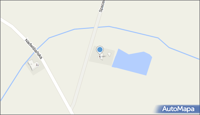 Górsk, Spacerowa, 5, mapa Górsk