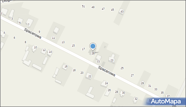 Górzno, Spacerowa, 19, mapa Górzno