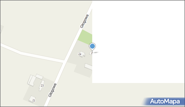 Górzno, Spokojna, 26, mapa Górzno