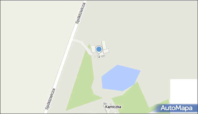 Gościno, Spółdzielcza, 4, mapa Gościno